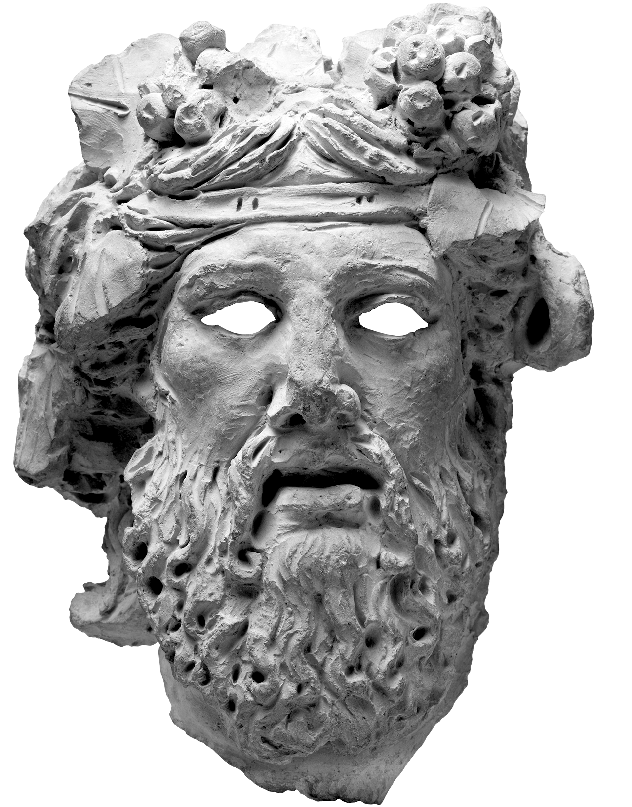 Sculpted head of Dionysus